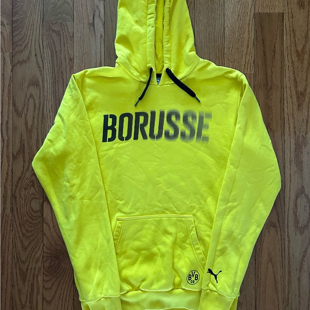 Borusse Dortmund BVB Puma Hoodie Size Medium